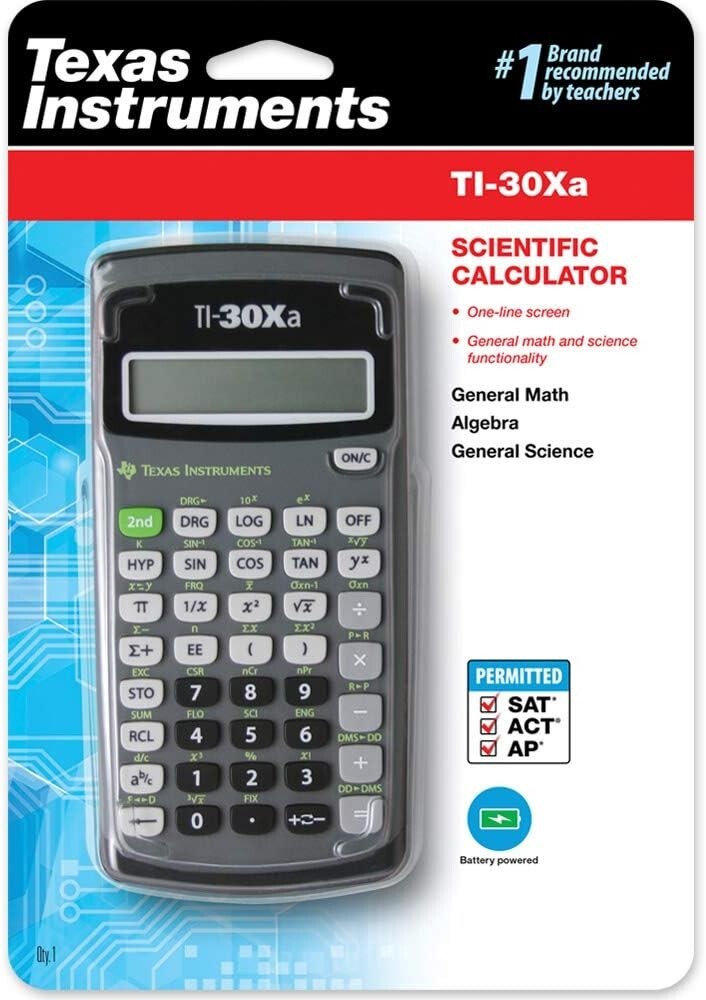 Texas Instruments TI-30Xa Scientific Calculator