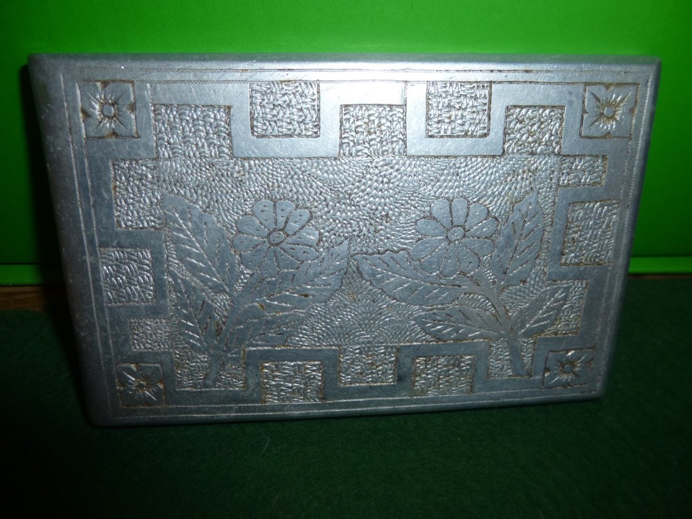 WW2 Trench Art Aluminum Cigarette Case
