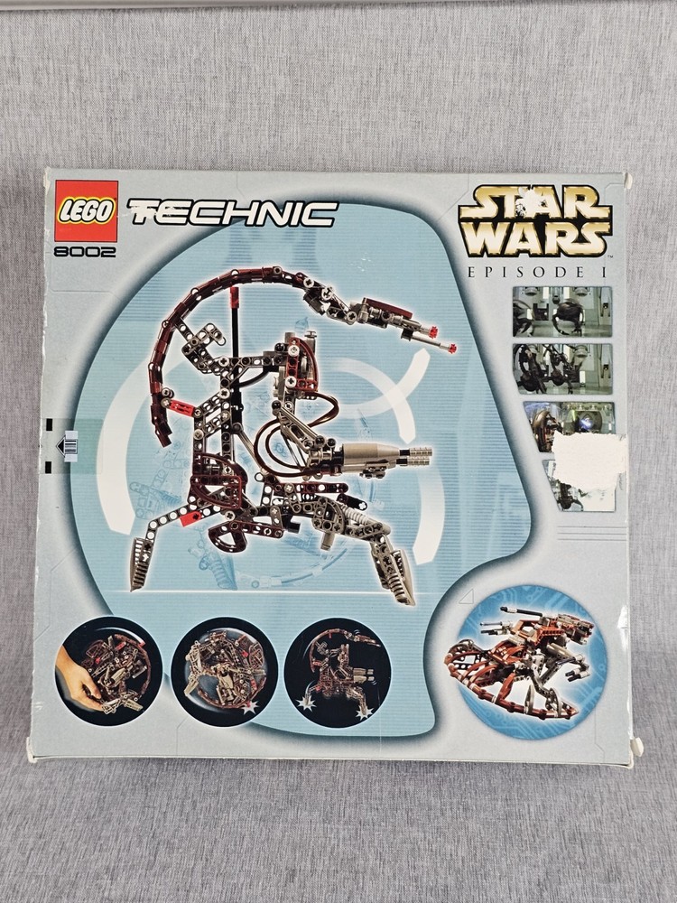 Lego Star Wars: Technic Destroyer Droid (8002) Instructions Original Box 100%