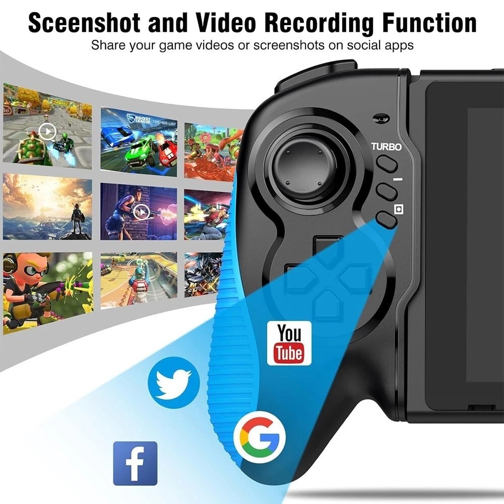 Dual Vibration Handheld Controller Grip Gamepad For Nintendo Switch Joy-Con Game