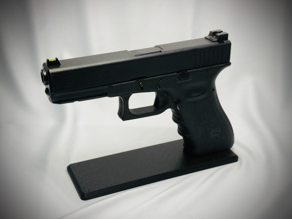 9mm Pistol Display Stand -  Fits most double stack pistols