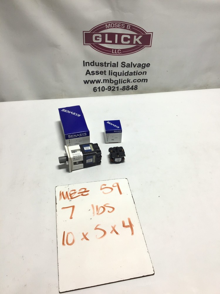 Senasys 910PDD511 Operator Indicator Selector Switch 120VAC 50/60Hz