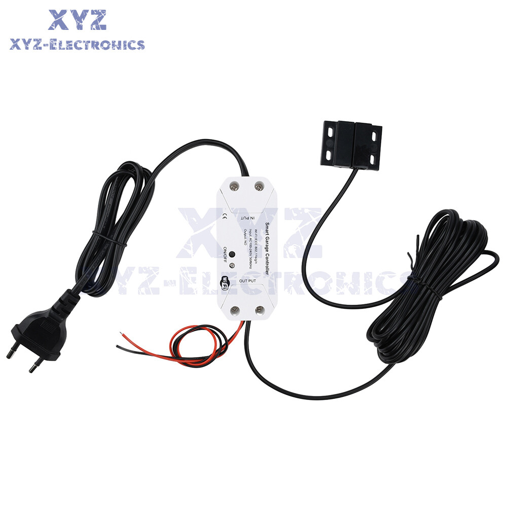 WiFi Smart Garage Door Opener Wireless APP Remote Controller Timer Voice Control