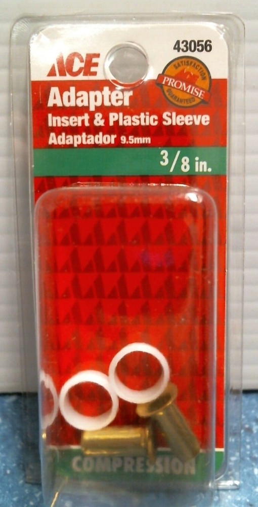 ACE  Adapter Insert & Plastic Sleeve, 3/8",   (43056)  FS
