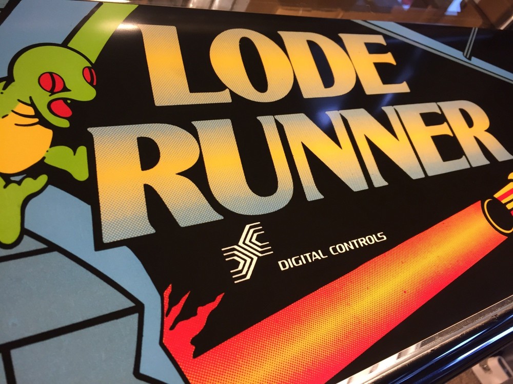 Lode Runner Arcade Marquee 26"x8"