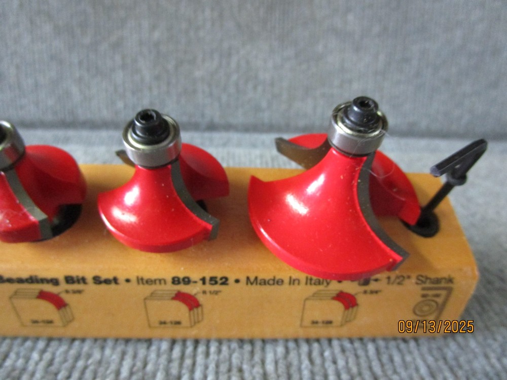 5pc Freud Rounding Over Router Bit Set