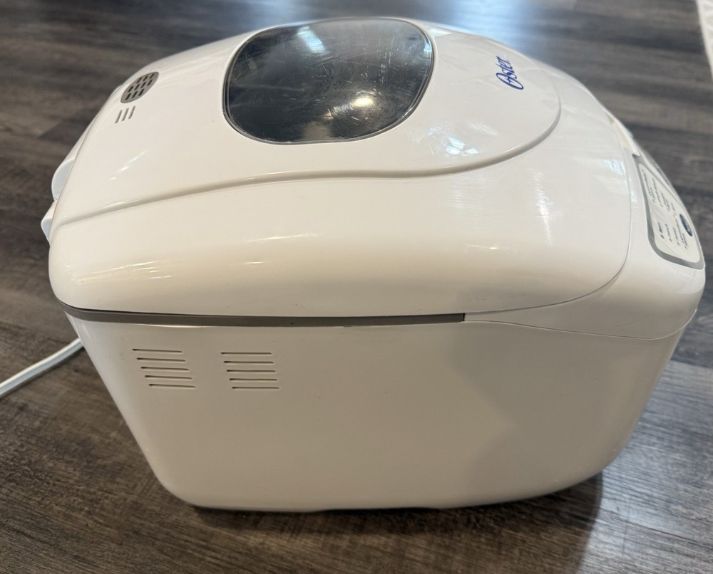 Oster Expressbake Bread Maker Machine Model 5838 White Tested Works W Manual