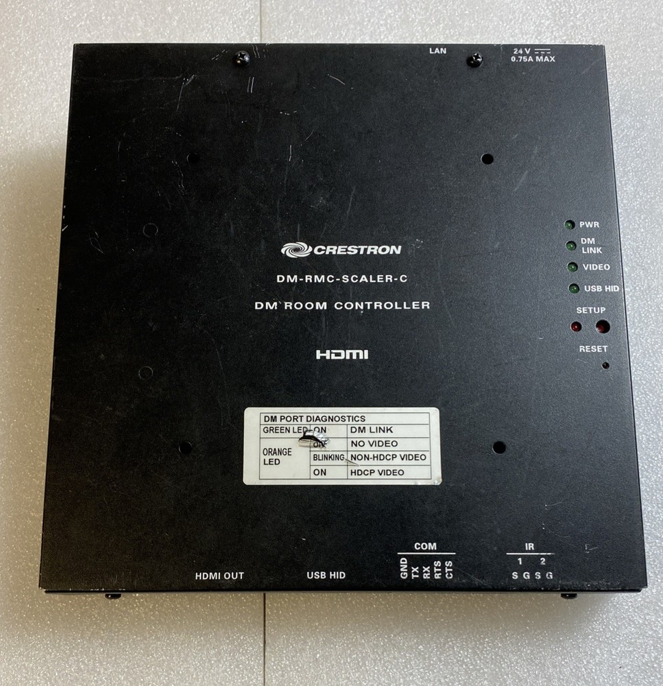 Crestron DM-RMC-SCALER-C -- DM Room Controller - Fair Condition