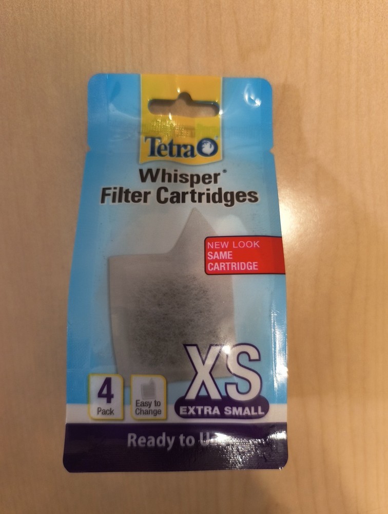 Tetra Whisper Filter Cartridges XS Extra Small - 4 Pack