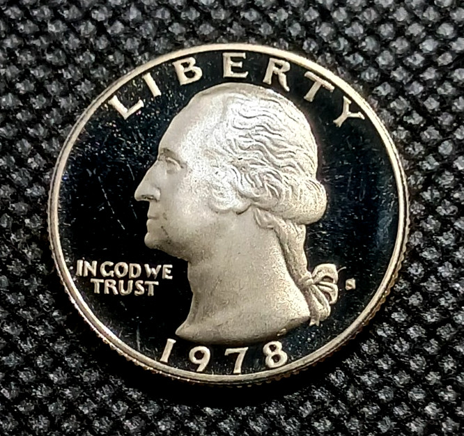 1978-S **Proof UNC Cameo** Washington Quarter