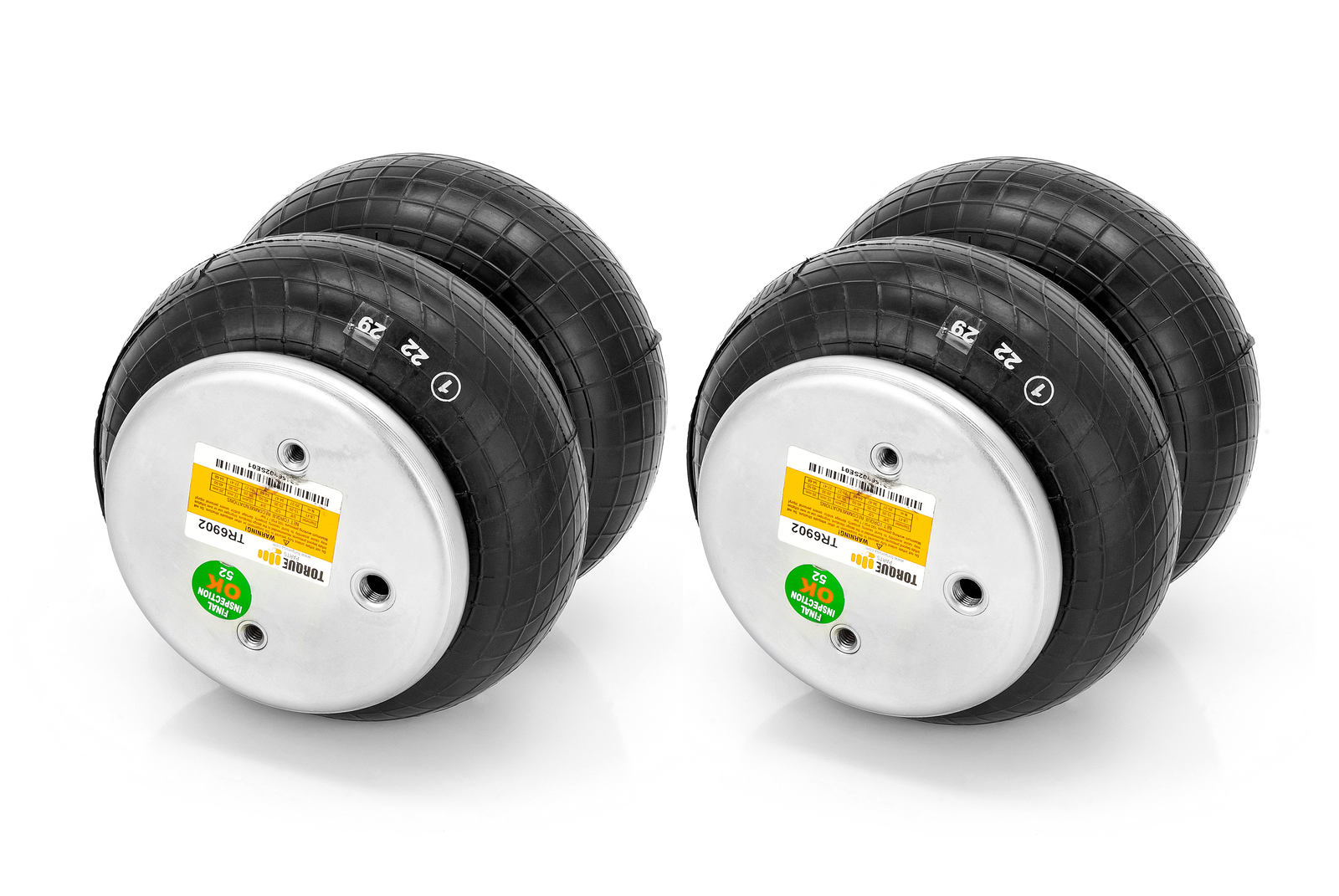 Pair of Air Spring Bag Replace Hendrickson 2630 Firestone 6902, W01-358-6902