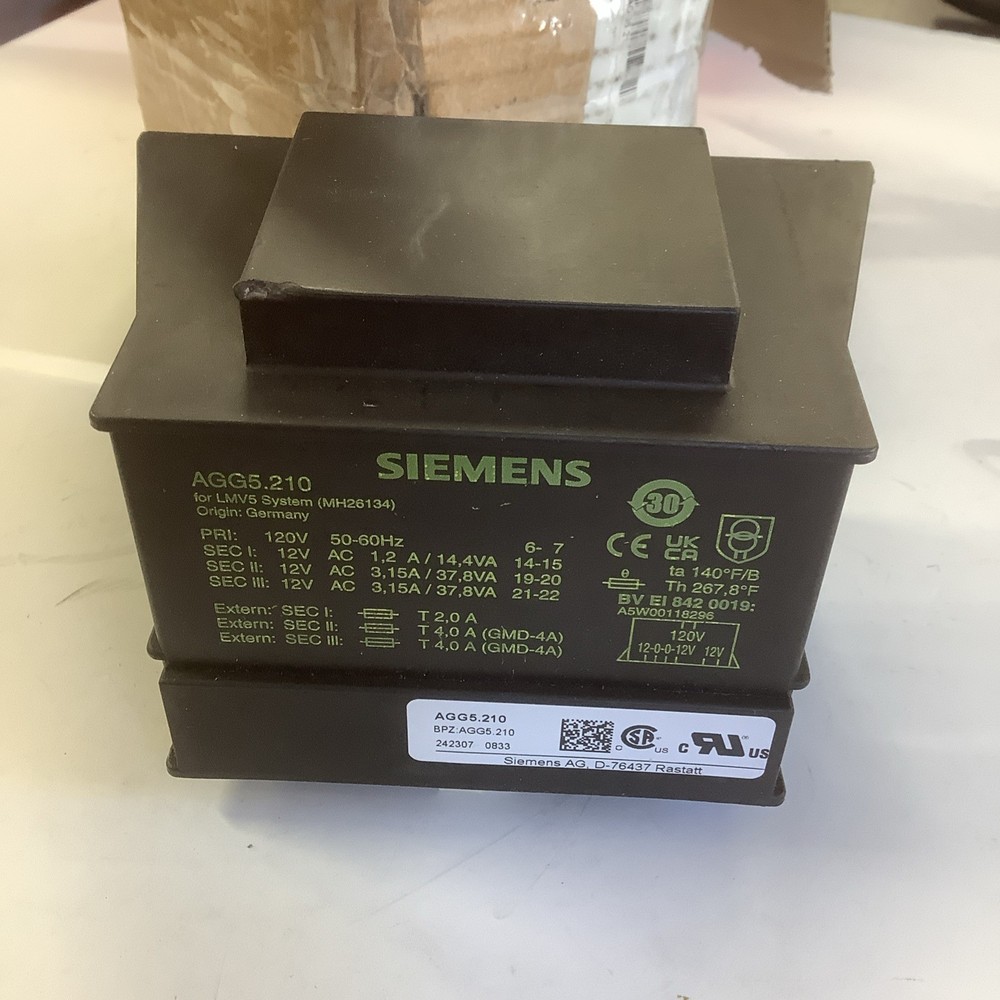 Siemens AGG5.210 Main Transformer For LMV5 System