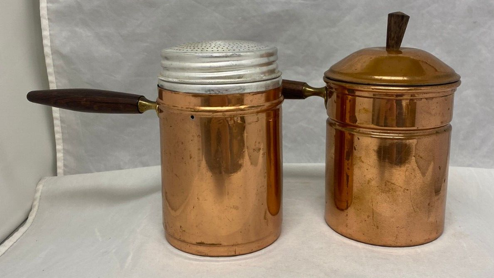 Vintage Copper Brass coffee maker. Used