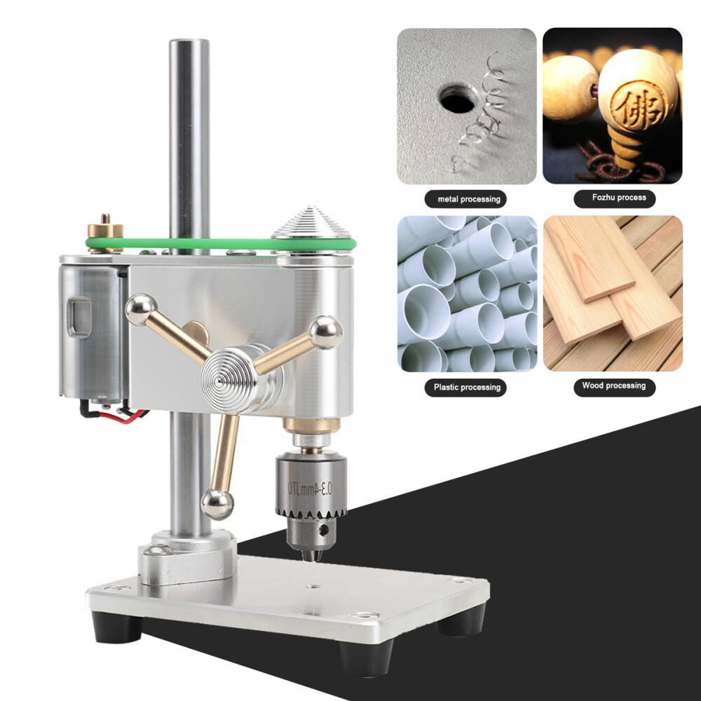 Mini Drill Press Precision CNC Table Milling Machine Portable Benchtop Driller