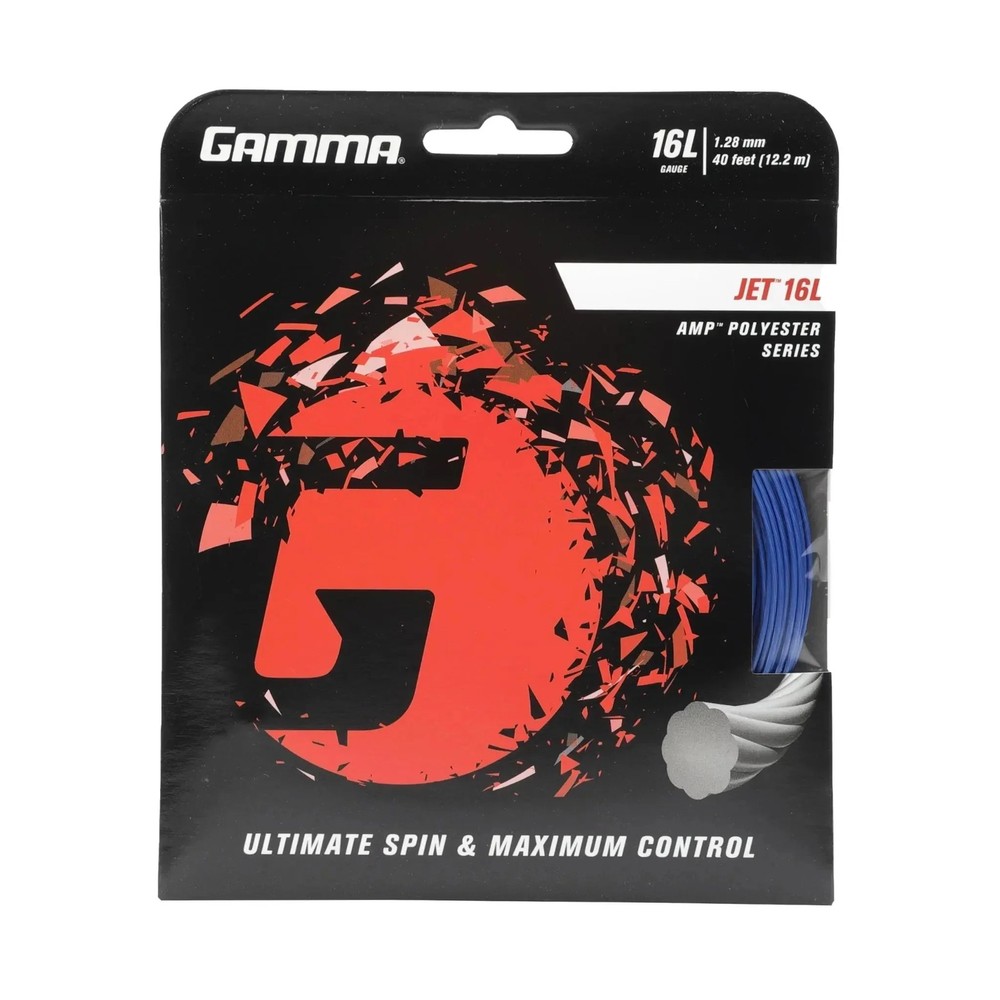 Gamma Jet String, Control, Spin & Tension Retention