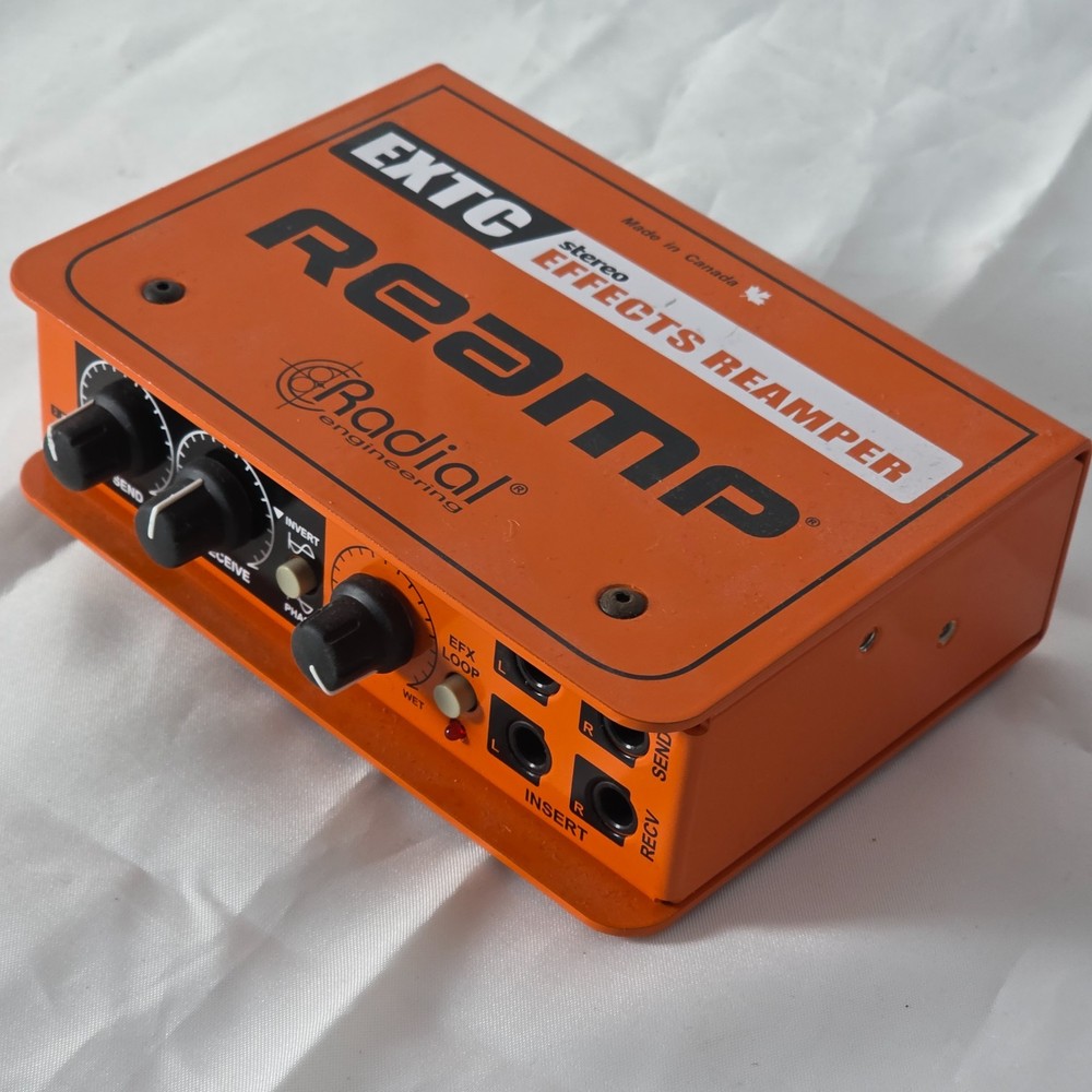 Radial Engineering EXTC-Stereo Effects Reamper - Guitar Pedal Interface for DAW