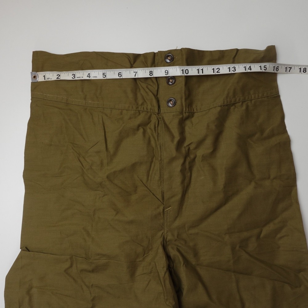Vintage WWII Military 40s Button Shorts Boxers Size 32 Morton Rose Olive Green