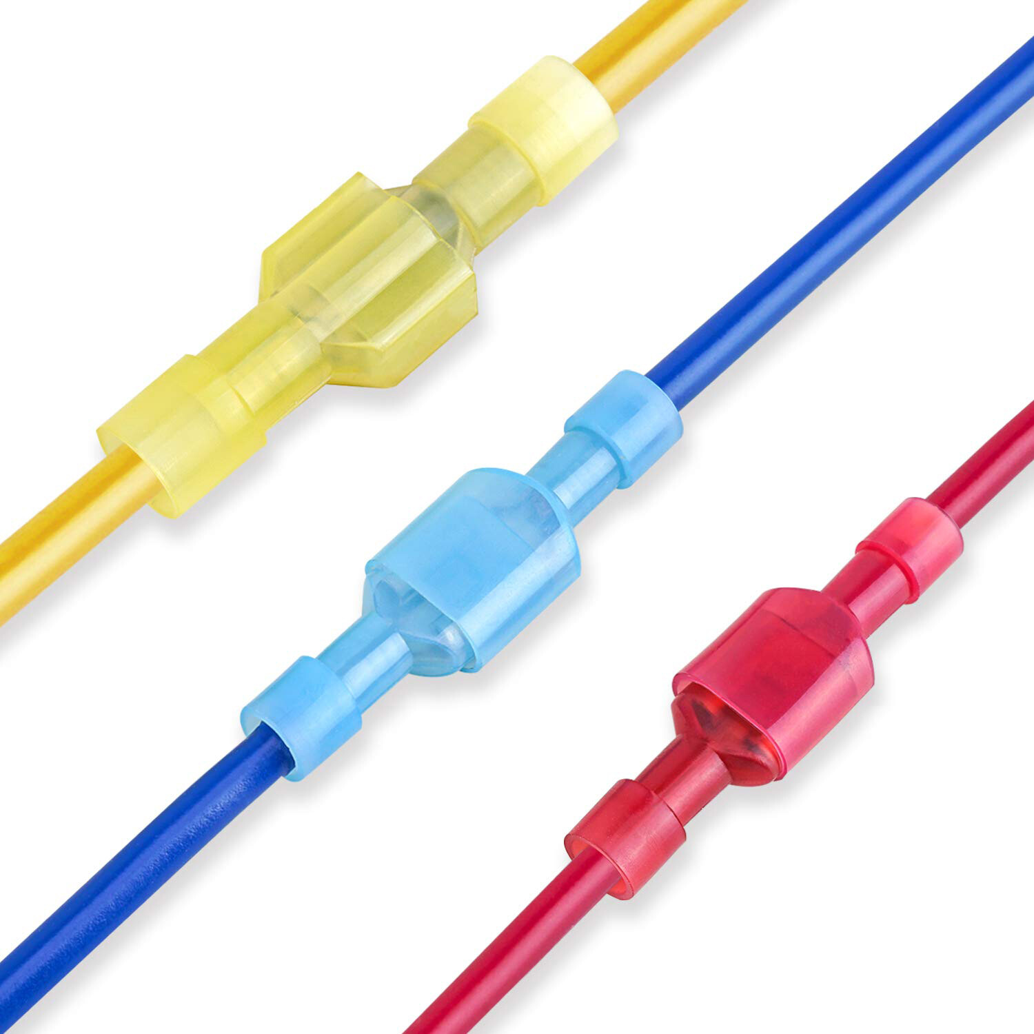 240/60psc T-Taps Wire Terminal Connectors Insulated Quick Splice Combo Kit