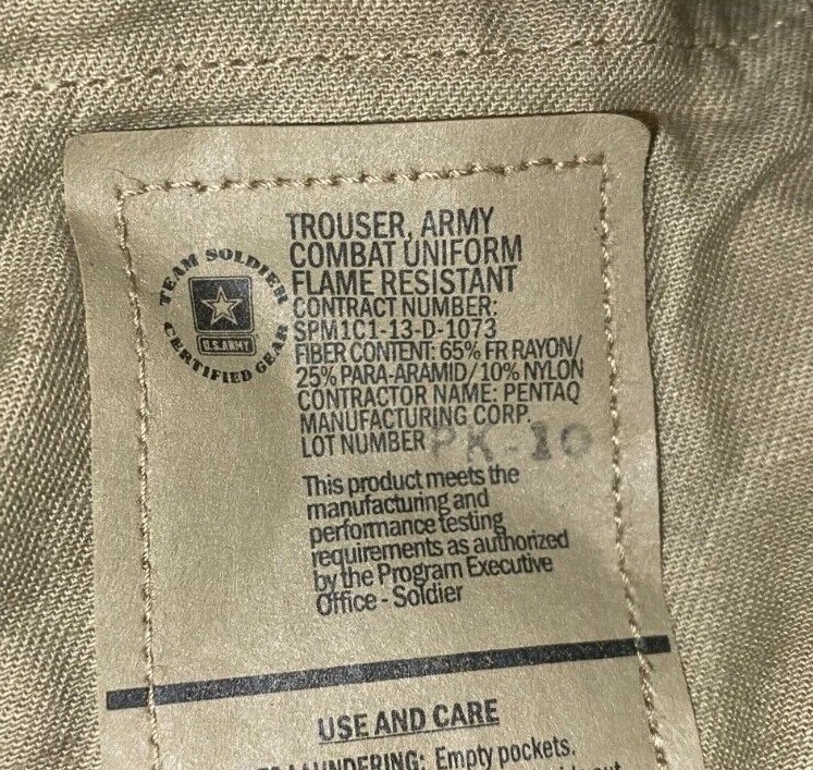 MULTICAM PANT FRACU FLAME RESISTANT INSECT GUARD HUNTING RIPSTOP WINDPROOF