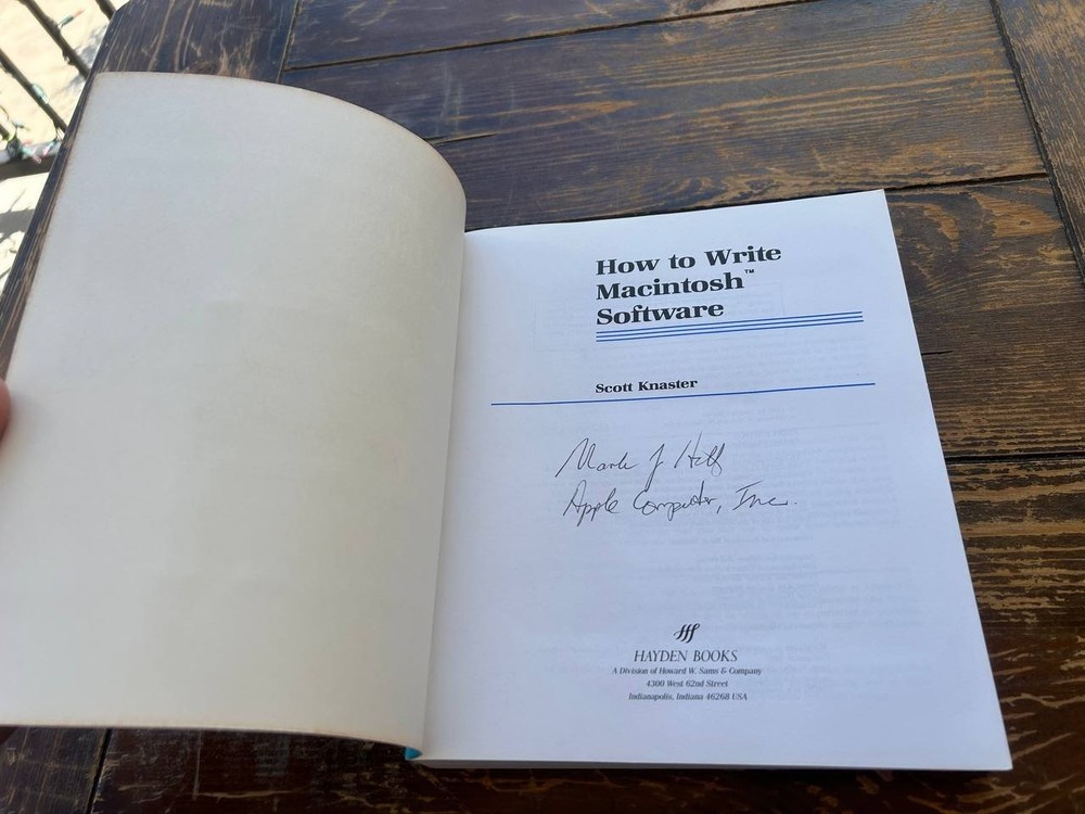 How to Write Macintosh Software 1986 Knaster Apple Press PB