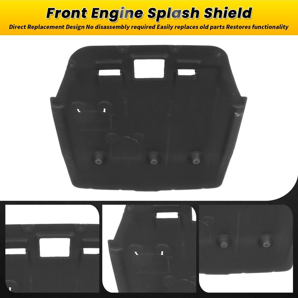 Front Engine Splash Shield Compatible with 2014-2020 Cooper F55 F56 Black...
