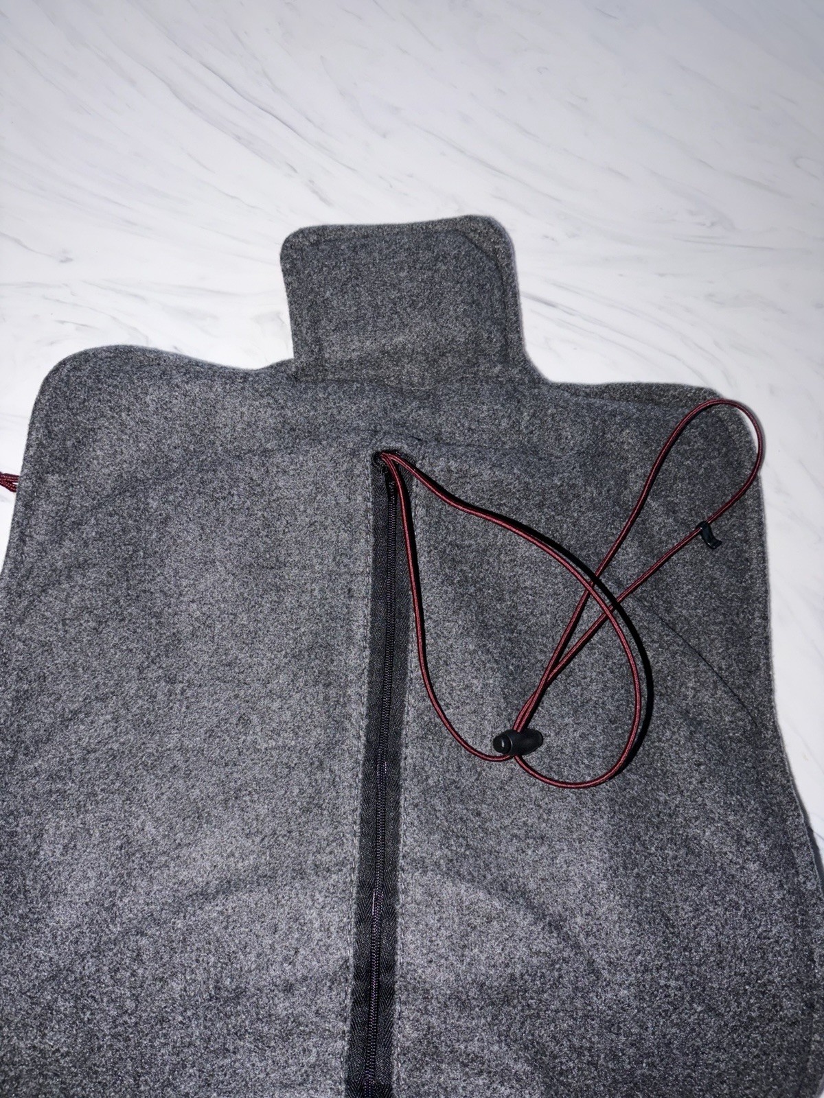 Stoov Big Hug cordless heated seat back pad Infrared technology Gray Warm