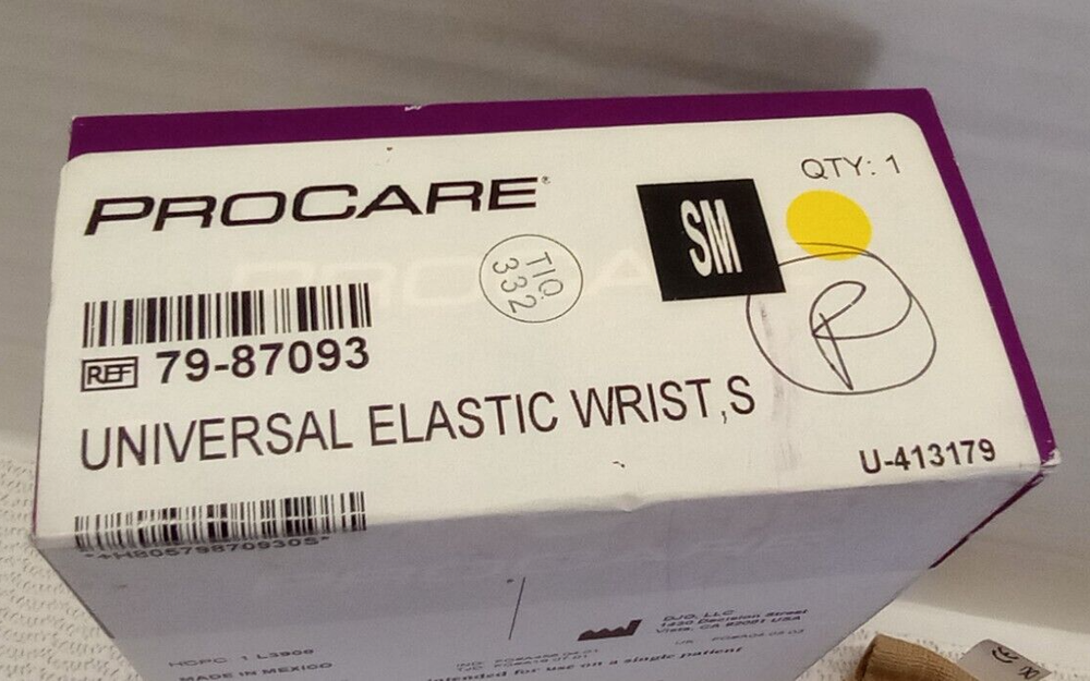 PROCARE Wrist Support Brace Beige Small Right Hand