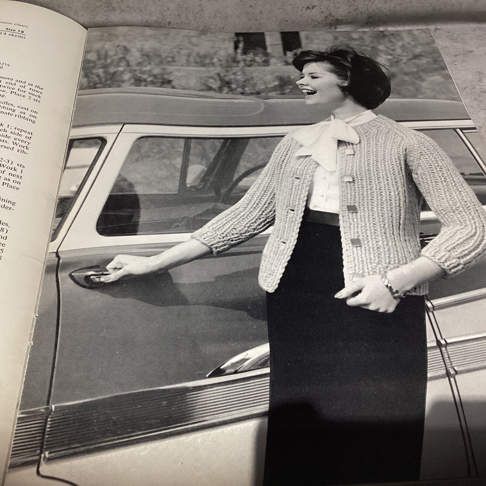 1959 Fleisher’s Hand Knit Bulkies Pattern Book Knitting Instructions