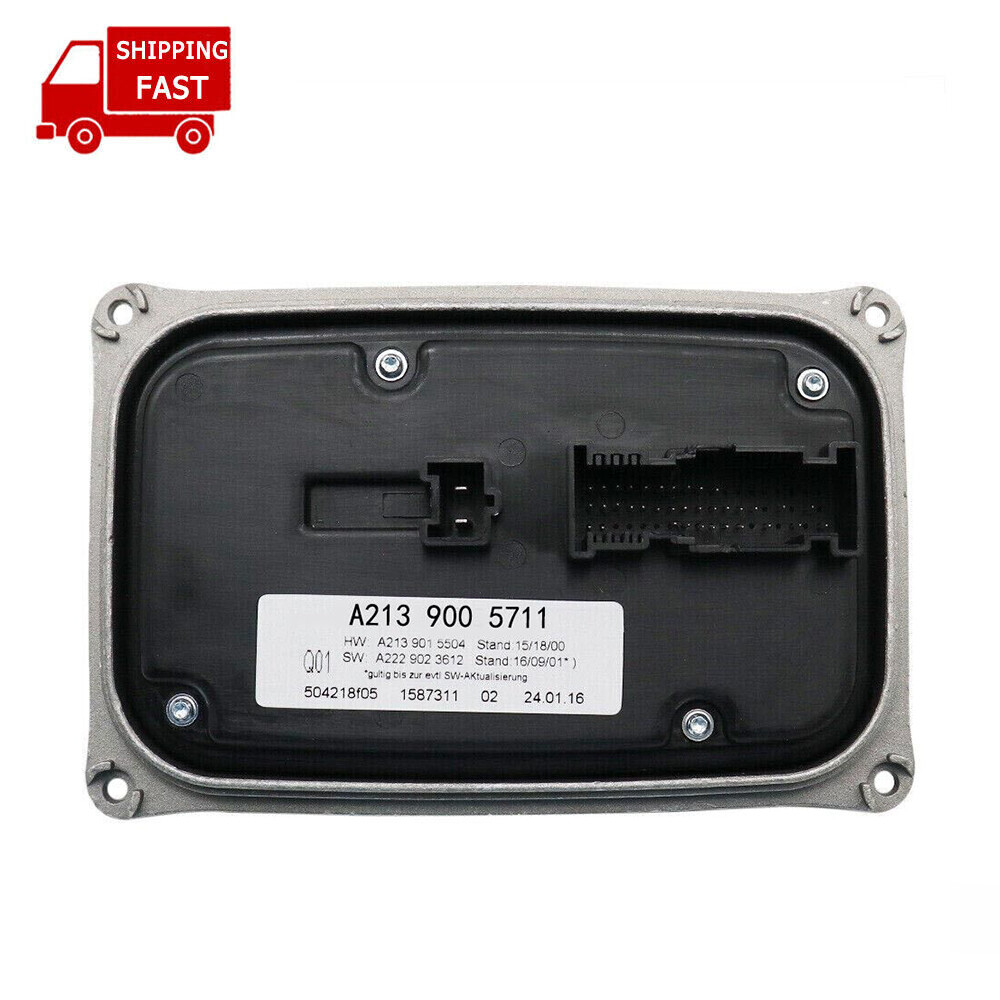 Left LED Headlight Module Ballast Unit for Mercedes E300 E400 E43 AMG 2017-2018