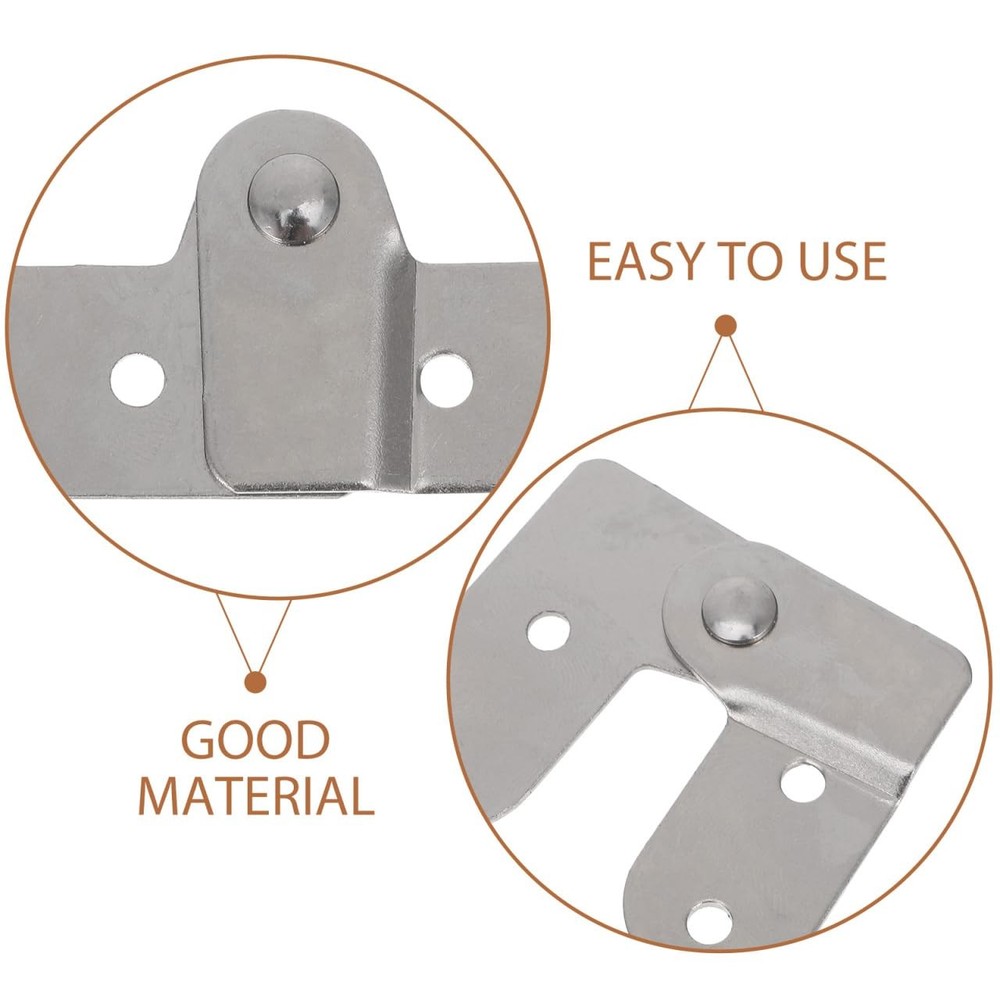 2 PCS Ladder Hinge Replacement Kit Attic Step MultiPurpose Hardware