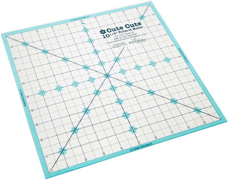 Riley Blake Trim It Square Ruler 10.5"