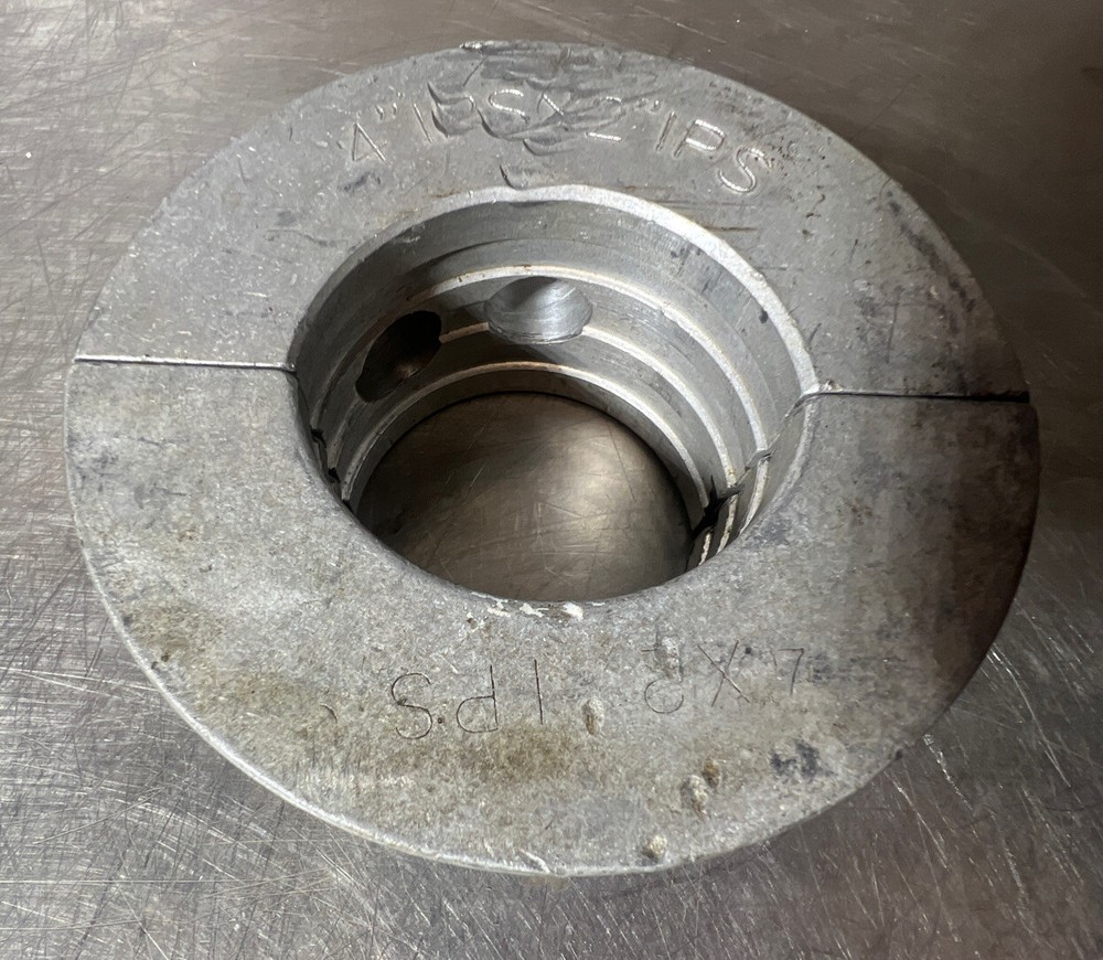 4” IPS X 2” IPS Fitting Insert Set Mcelroy Pipe Fusion. Used Surplus
