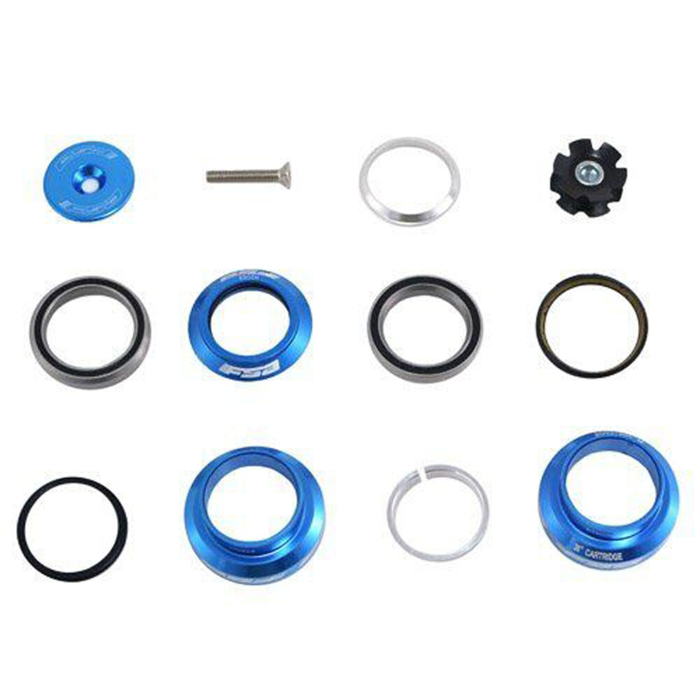 FSA Orbit MX 1-1/8" Threadless MTB Road Headset with Top Cap , Blue