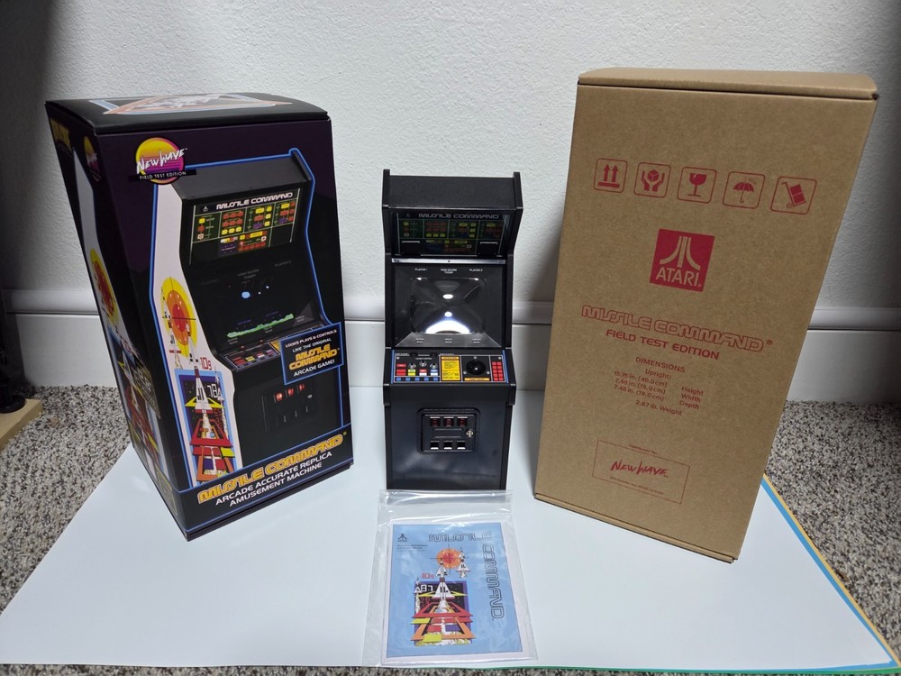 Missile Command Field Test Edition Arcade Machine Replicade Atari New Wave Toys