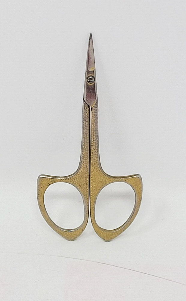 Antique Needlepiont Sewing Scissors - 3 3/8"