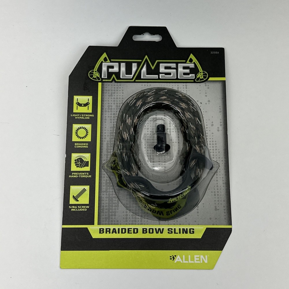 Pulse Braided Paracord Compound Bow Wrist Sling, Camo