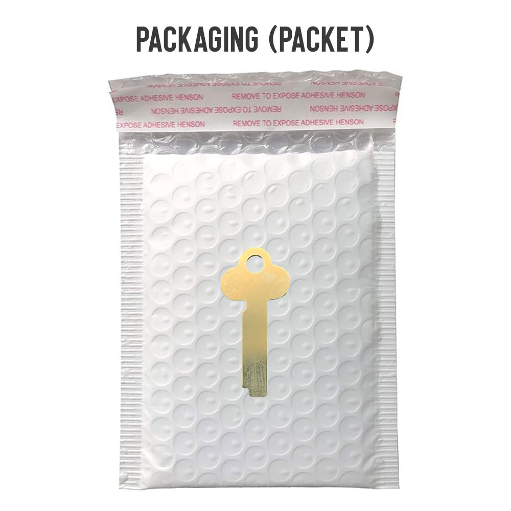 1335S Key Blank – BRASS