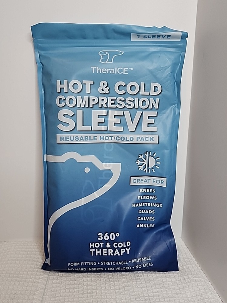 TheraICE Hot & Cold Compression Sleeve New Reusable Medium