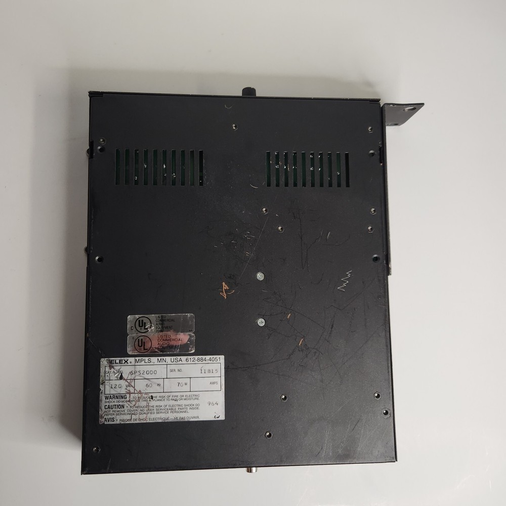 Telex Audiocom SPS2000A & US2000A Intercom Console