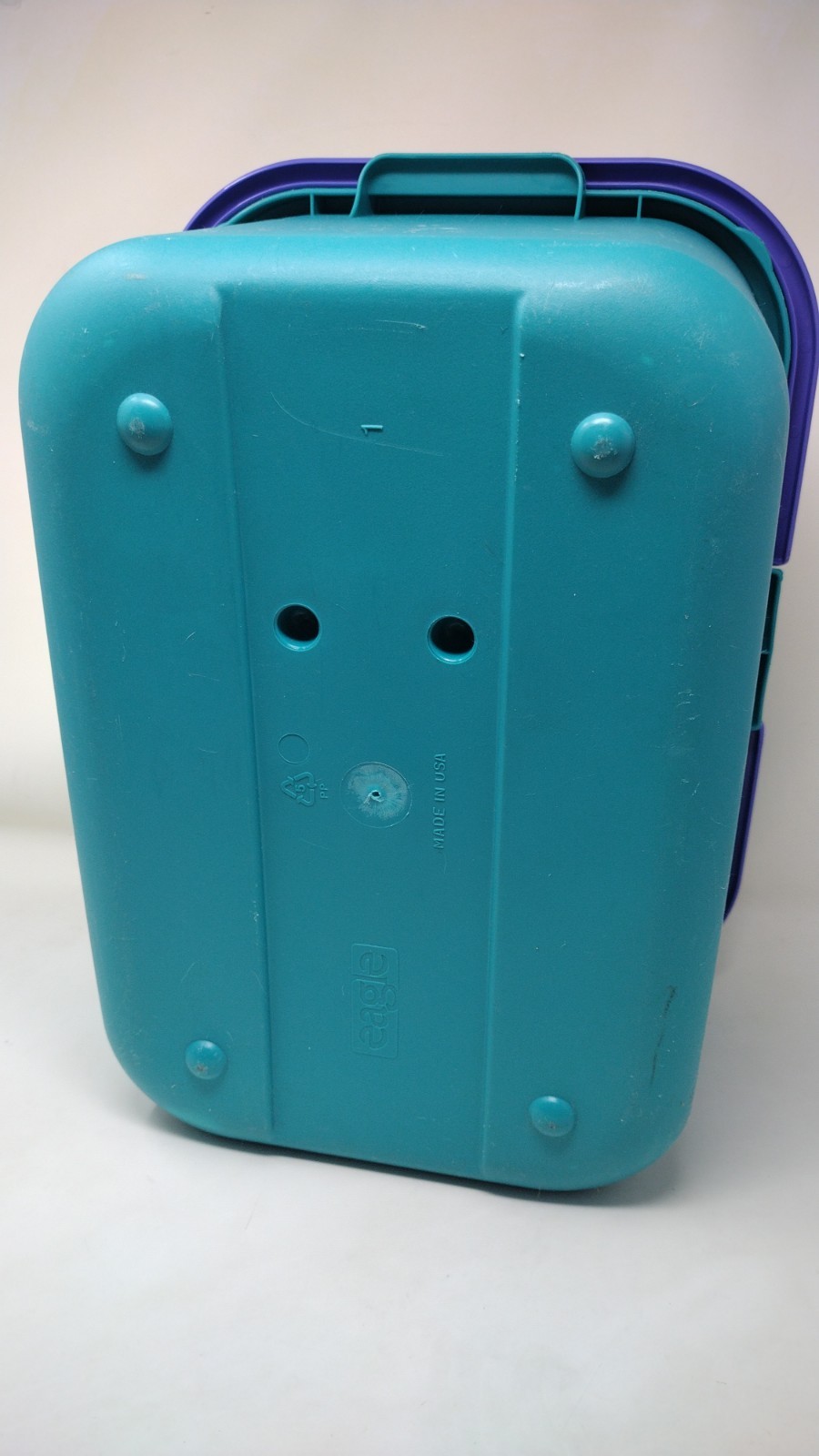 VTG 90s Eagle Craftstor Craft Tote Storage System Organizer Container