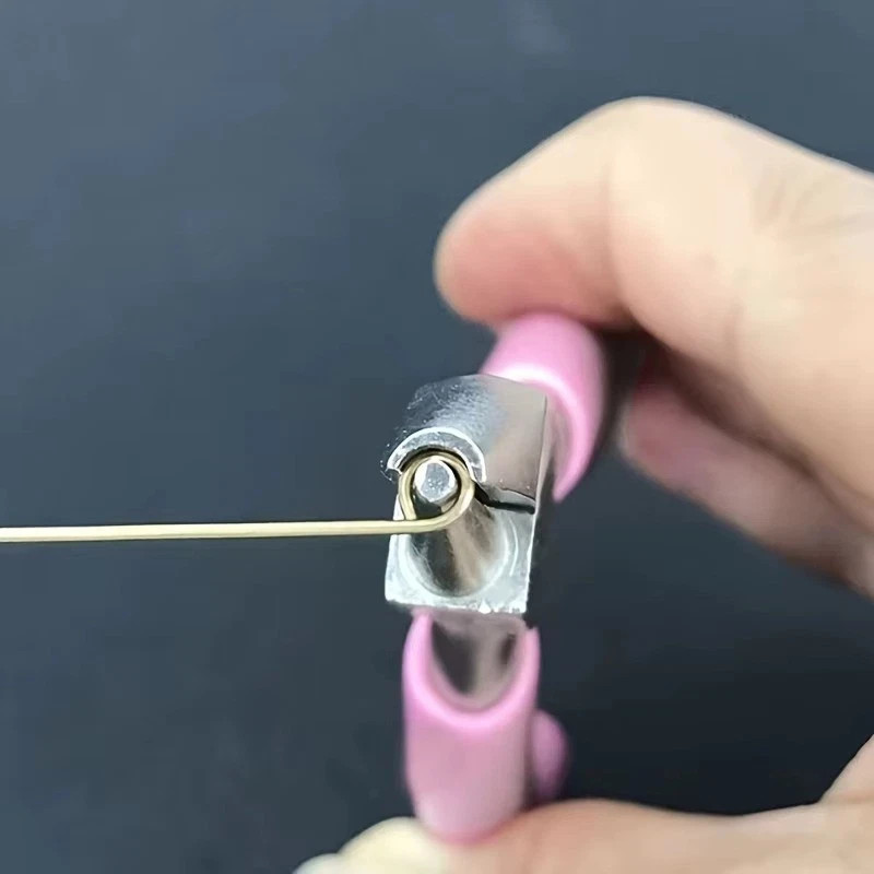 5in Round Concave Pliers Jewelry Making Precision Wire Loop Tool