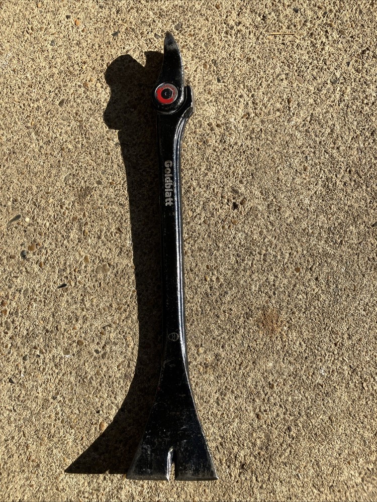 Goldblatt adjustable Head Nail Puller Pry Bar Unusual Tool
