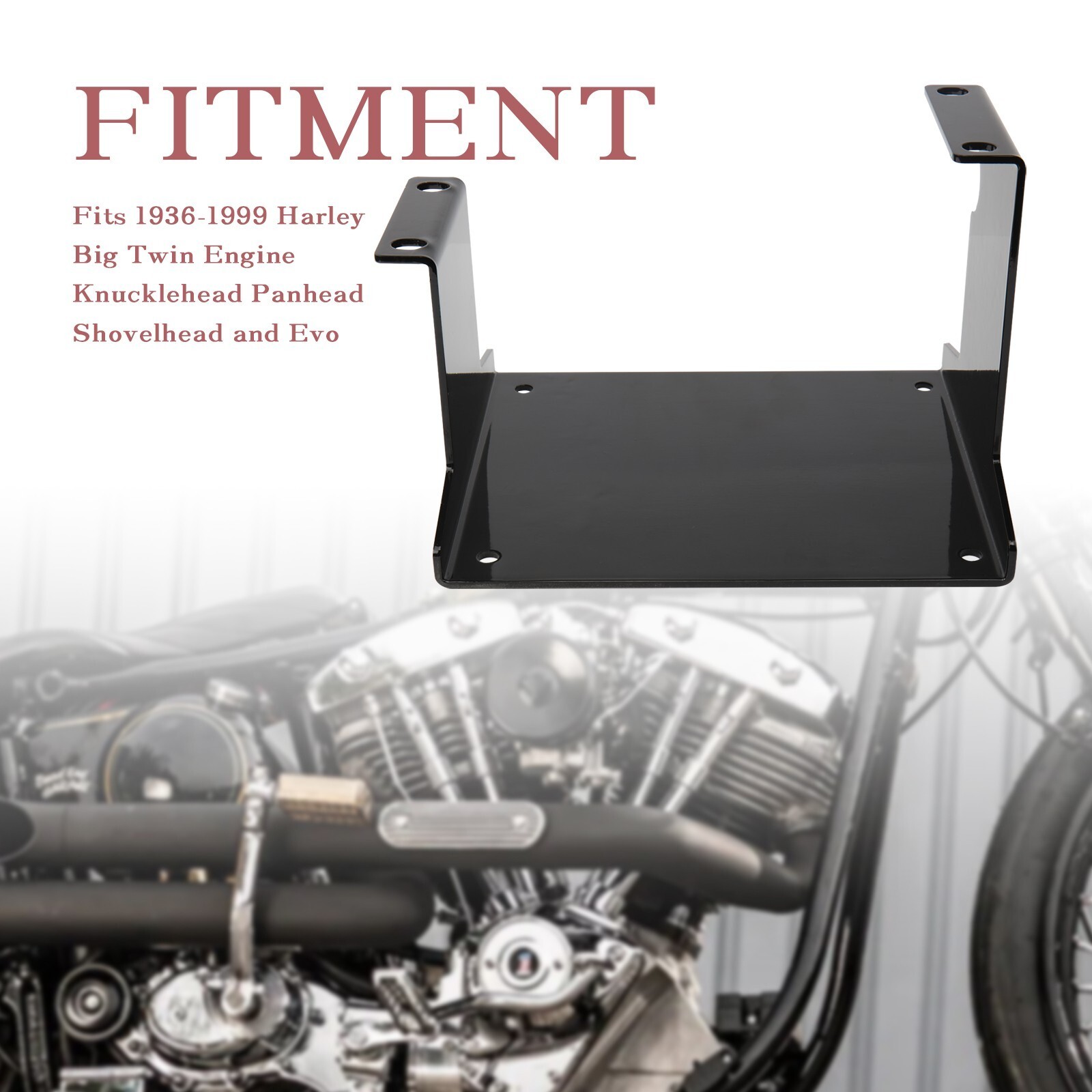 Engine Stand for Harley 1936-1999 Big Twin Knucklehead Panhead Shovelhead Black