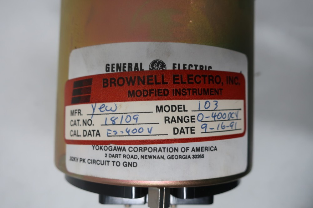 Yokogawa YEW103 Voltmeter 0-400v-dc