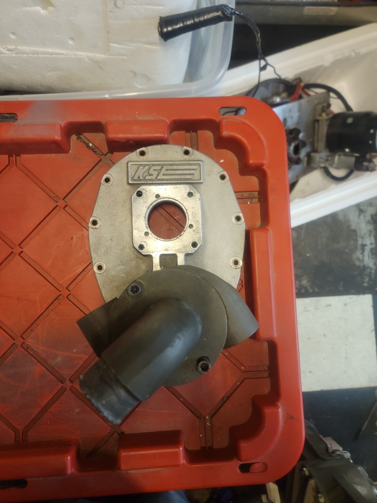 Sprint Parts Timing Cover W Mag Water Pump Kse ASCS IMCA  WISSOTA USAC WOO