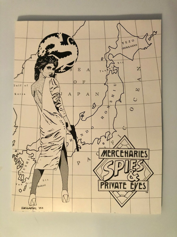 Mercenaries Spies & Private Eyes RPG Box Set Game
