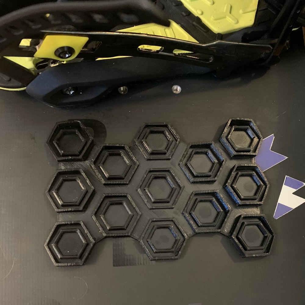 Snowboard Stomp Pad - Hexagon Pattern - Specialized Stomp Pad