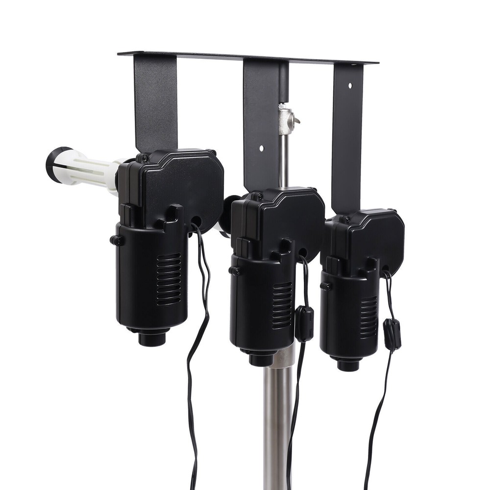 Motorized Electric 3-Roller Cloth Background Support System Wall Mount +Remote
