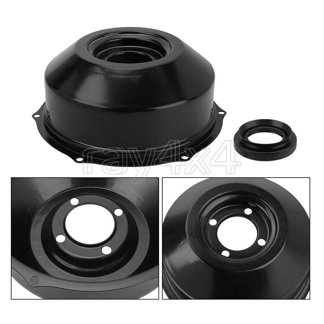 Rear Brake Drum Hub Plate Cover Seals Kit for Honda Rancher 420 TRX420FE/FM 4x4