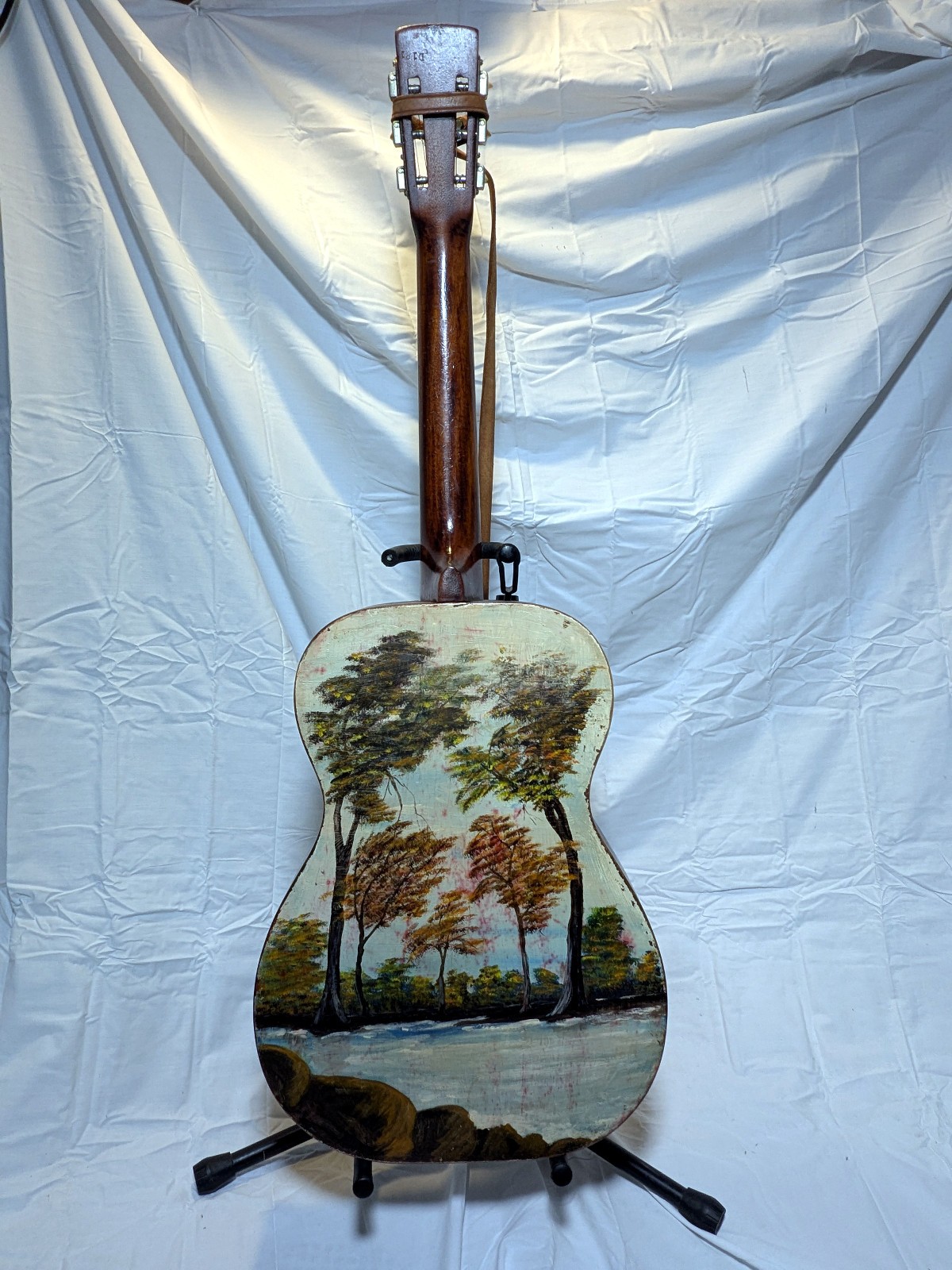 1930's Dobro Model 55 Resonator Round Neck Custom Painted Body and Case